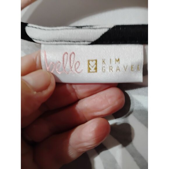 Belle by Kim Gravel open front cropped cardigan 2XP Rayon Viscose SS-65 - Picture 4 of 8